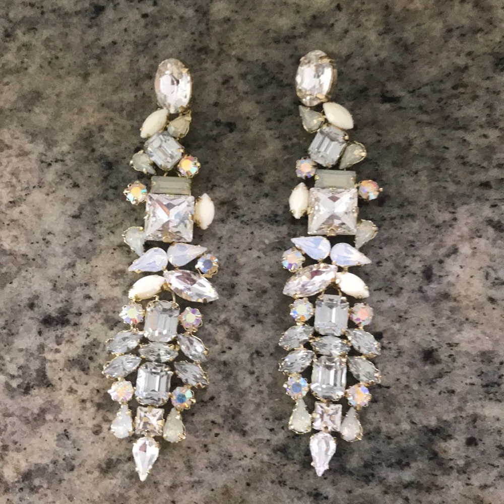 Crystal drop earrings
